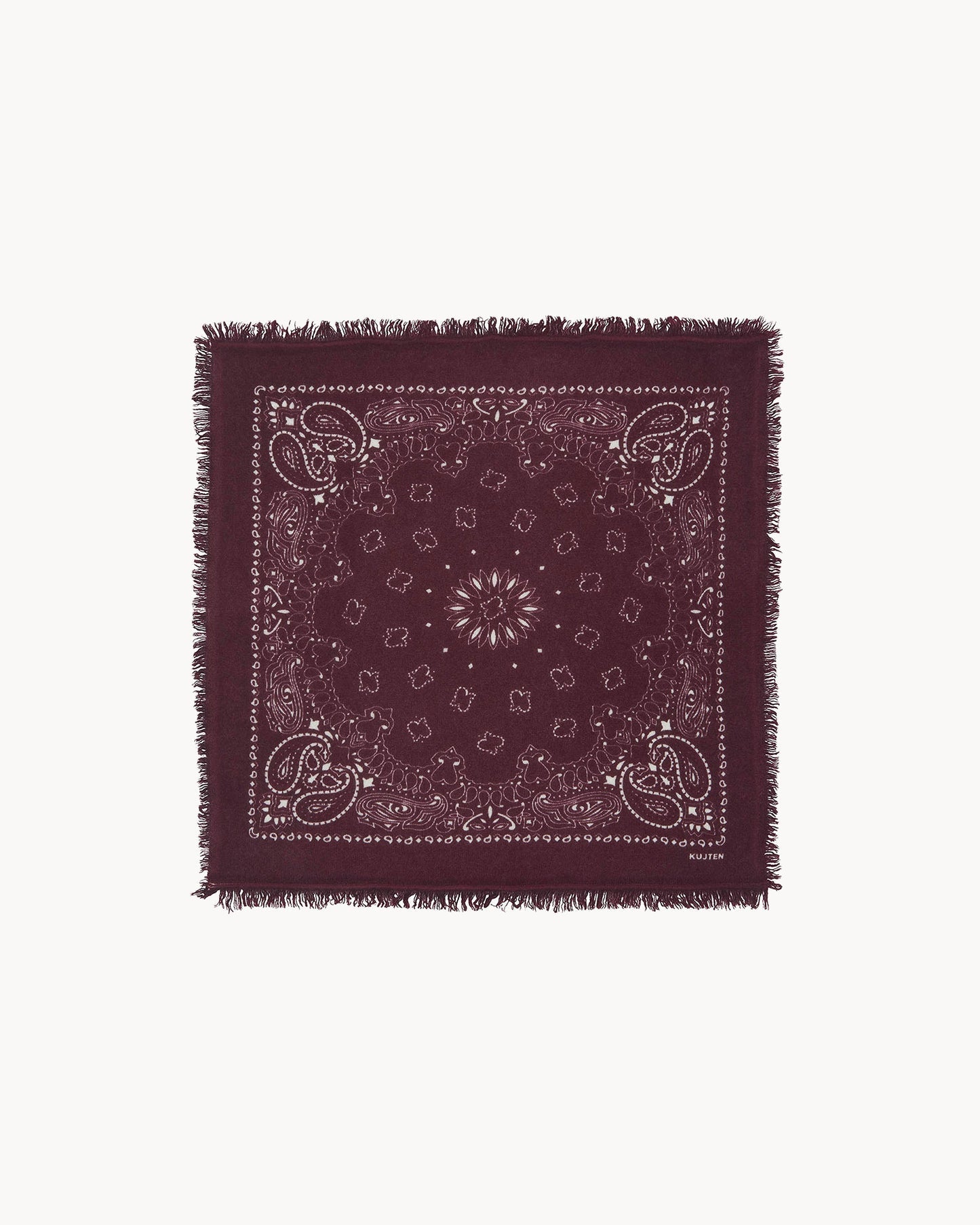 Small Headscarf Wine Red