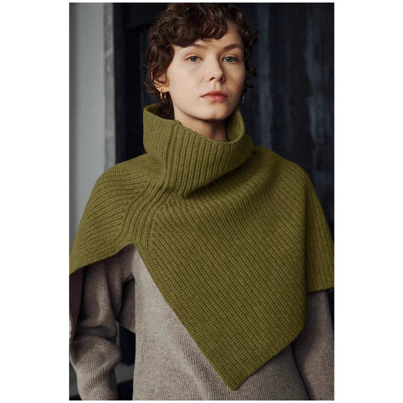 Asymmetric Knit Wrap