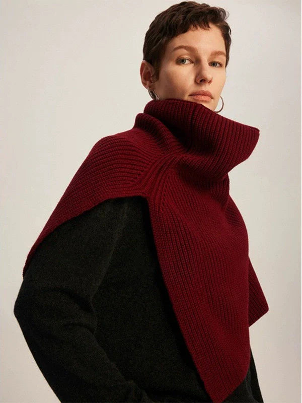 Asymmetric Knit Wrap