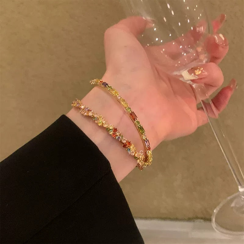 Colorful Zirconia Bracelet