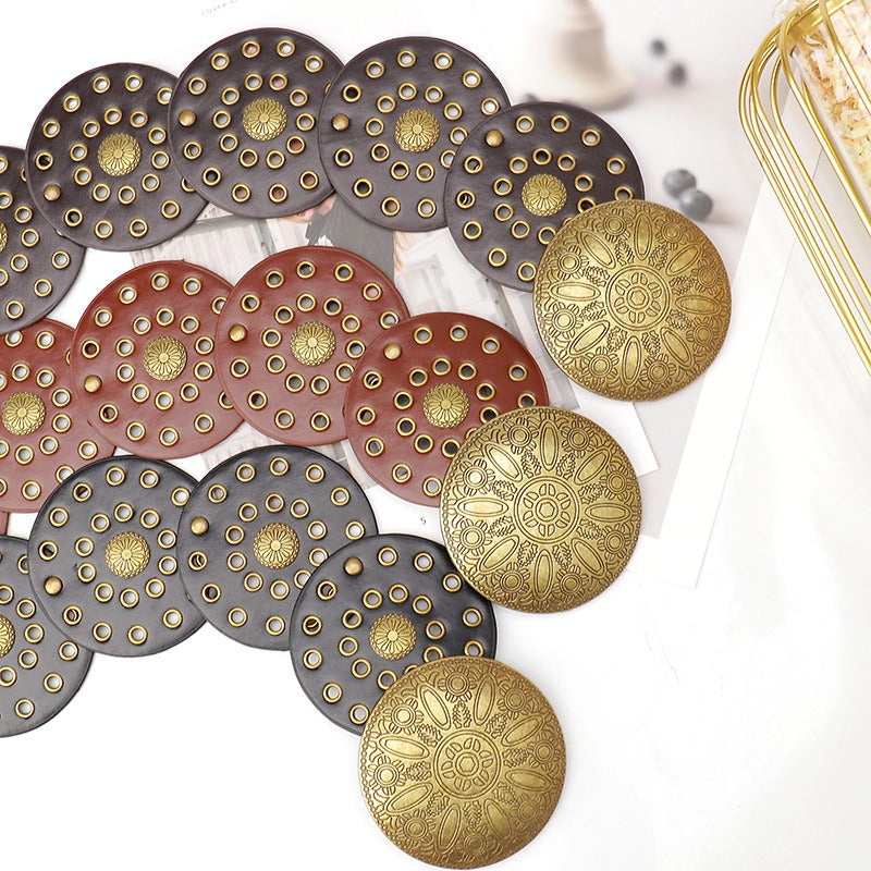 Vintage Metal Patchwork Hollow-Out Personalized Belt