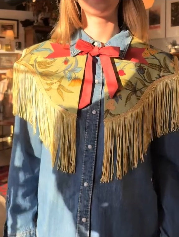 Western Fringe Cowboy Collar