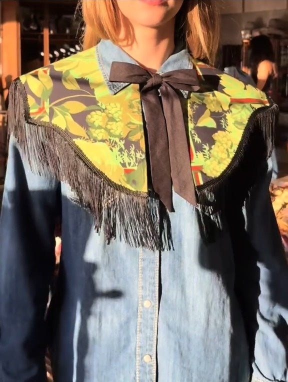 Western Fringe Cowboy Collar