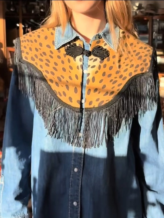 Western Fringe Cowboy Collar