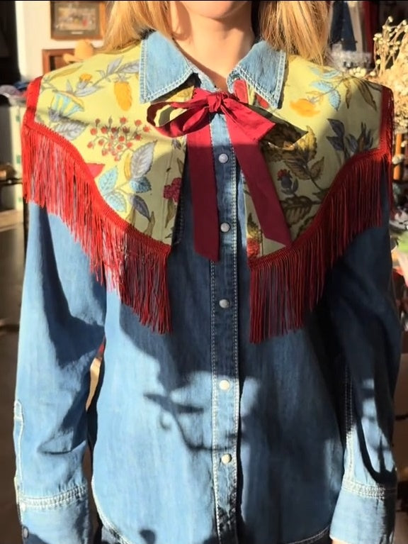 Western Fringe Cowboy Collar