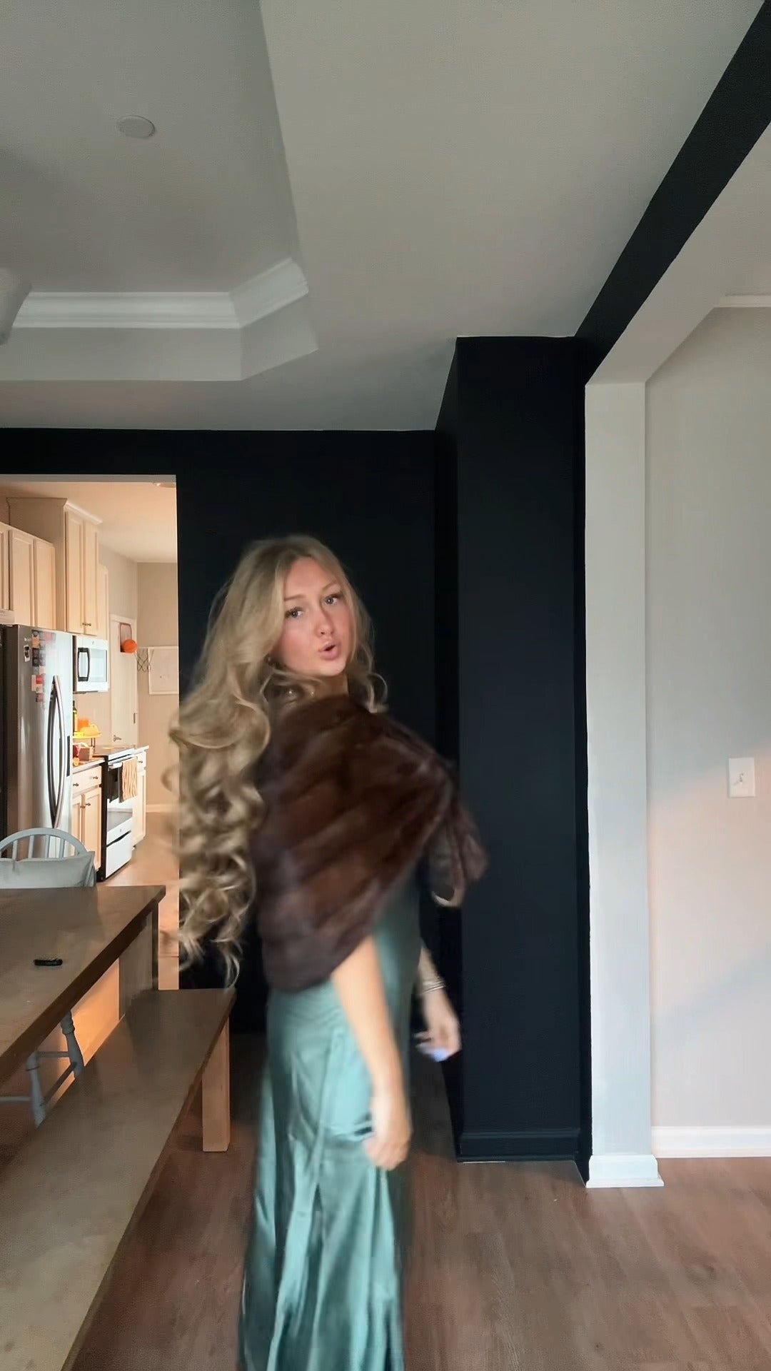 Soft Faux Fur Shawl