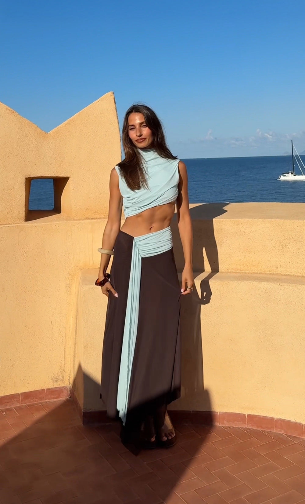 Conni Asym Midi Dress