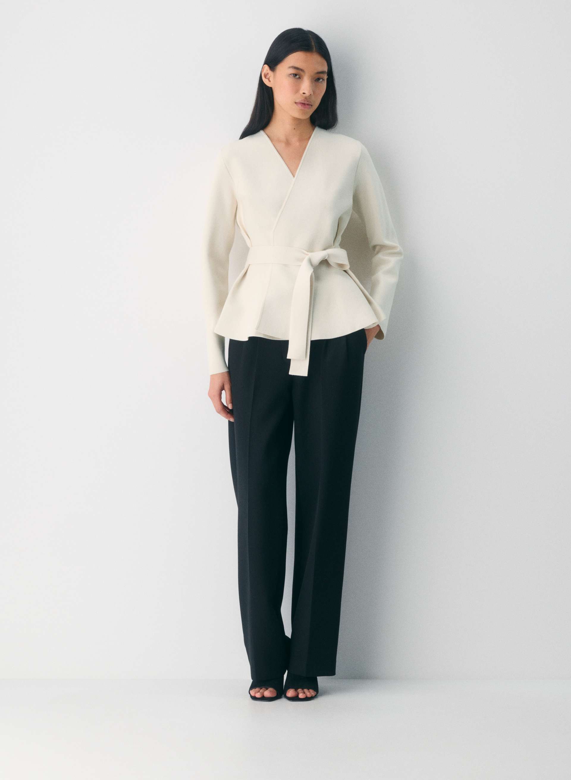 Belted Wrap Cardigan