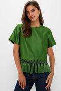 Green Tassel Top